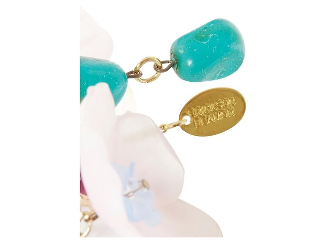 Kristallakrylarmband mit bunten Meereslebewesen und Blumen von Erickson Beamon Mehrfarben - Ansicht 4
