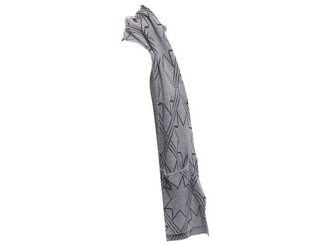 Cachecol longo com bolso e listras de 4 barras estreladas Thom Browne - vista 4