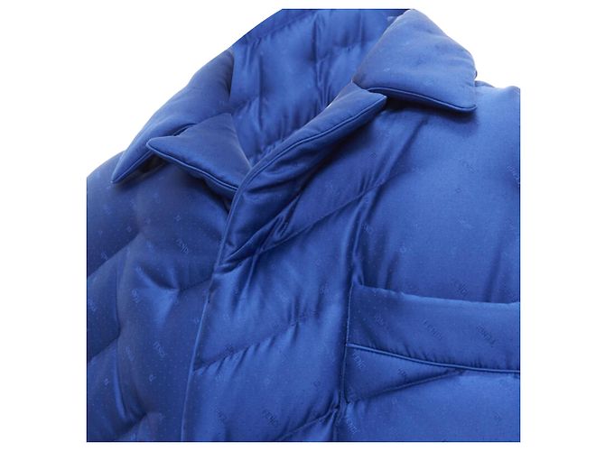 Fendi silk logo goose down puffer jacket - view 2