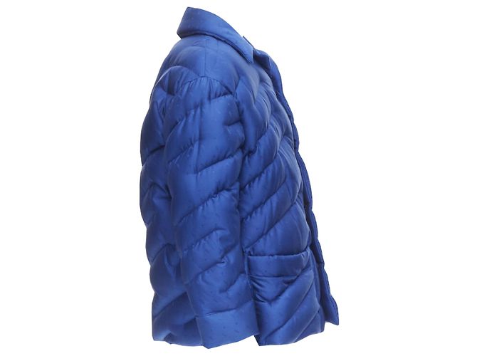 Fendi silk logo goose down puffer jacket - view 4