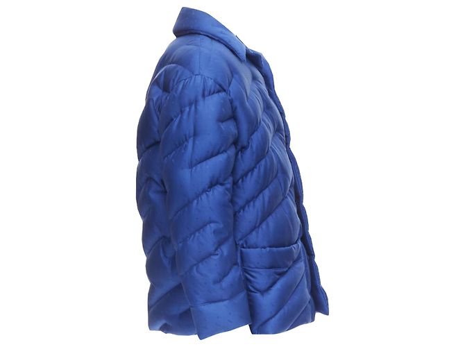 Fendi silk logo goose down puffer jacket - view 4