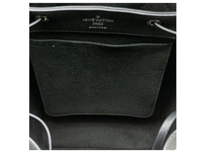 Zaino Lockme in taurillon nero Louis Vuitton - vista 4