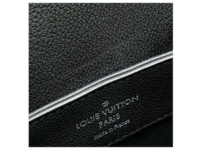 Zaino Lockme in taurillon nero Louis Vuitton - vista 8