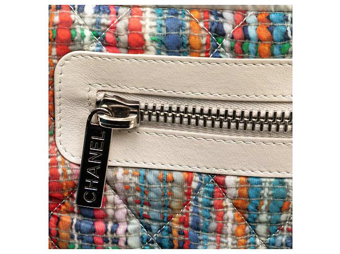 Chanel Multi-Nylon Tweed bedruckte Coco Cocoon Tasche Mehrfarben - Ansicht 10