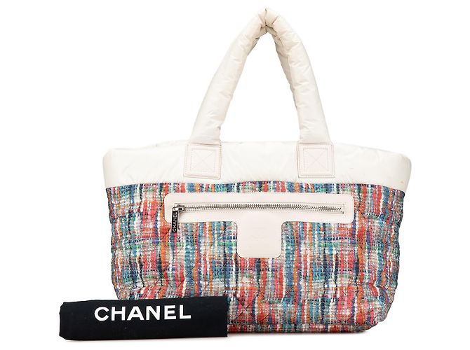 Chanel Multi-Nylon Tweed bedruckte Coco Cocoon Tasche Mehrfarben - Ansicht 13