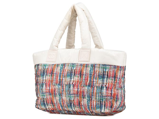 Chanel Multi-Nylon Tweed bedruckte Coco Cocoon Tasche Mehrfarben - Ansicht 2