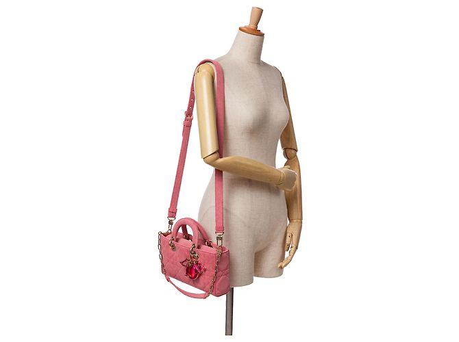 Dior Rosa Medio Denim Macrocannage Lady D Joy - vista 10