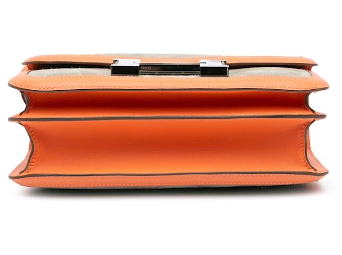 Hermès Constance 24 in Doblis e Swift grigio Marrone - vista 3