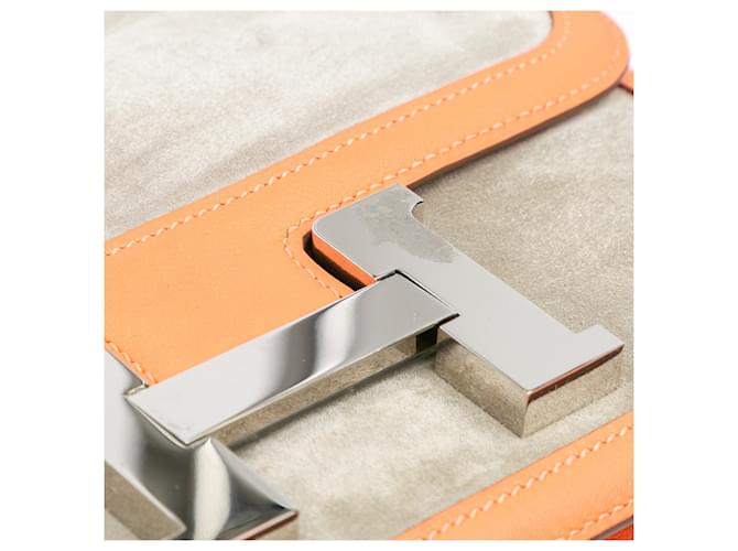 Hermès Constance 24 in Doblis e Swift grigio Marrone - vista 8