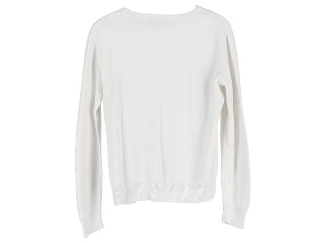 Apc Maglione girocollo in lana bianca A.P.C. - vista 2