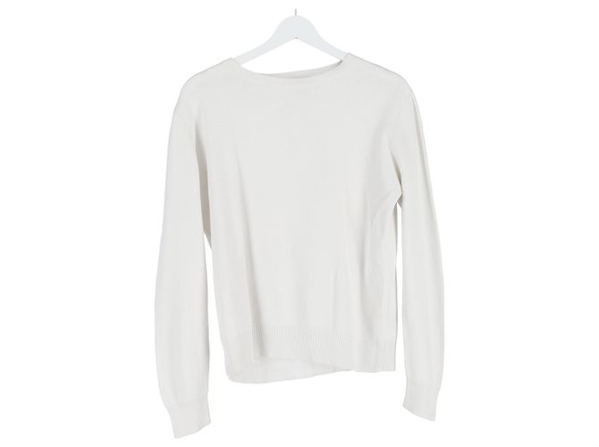 Apc Maglione girocollo in lana bianca A.P.C. - vista 4
