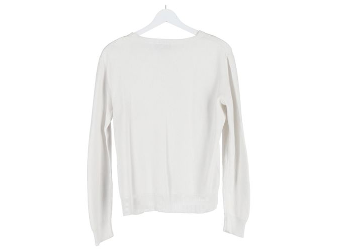 Apc Maglione girocollo in lana bianca A.P.C. - vista 5