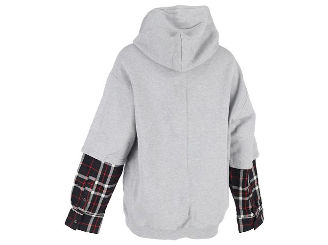 Marni geschichteter Kapuzenpullover aus mehrfarbigem Baumwollmaterial Mehrfarben - Ansicht 3