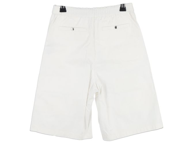 Bermudas de múltiples bolsillos en algodón blanco Alexander Mcqueen Crudo - vista 2