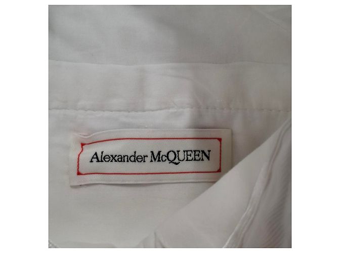 Bermudas de múltiples bolsillos en algodón blanco Alexander Mcqueen Crudo - vista 3