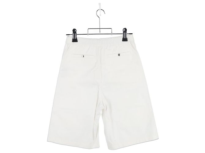 Bermudas de múltiples bolsillos en algodón blanco Alexander Mcqueen Crudo - vista 5