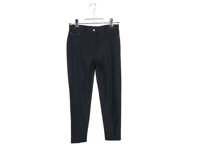 Pantalones rectos Tom Ford en algodón negro - vista 4