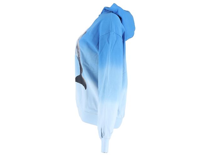 Sudadera de algodón azul con estampado de delfín JW Anderson - vista 2