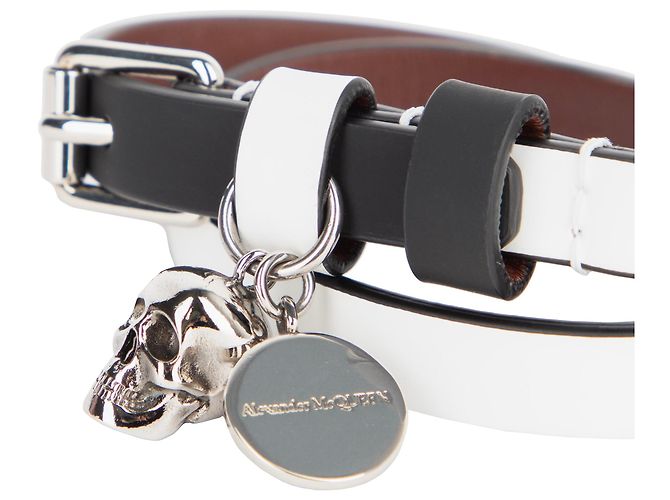 Skull Lederarmband von Alexander McQueen - Ansicht 3