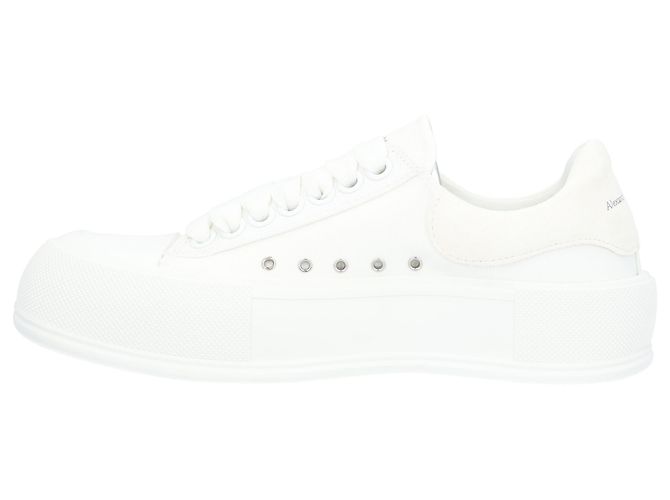 Scarpe plimsoll da skate Alexander McQueen Deck Bianco - vista 2