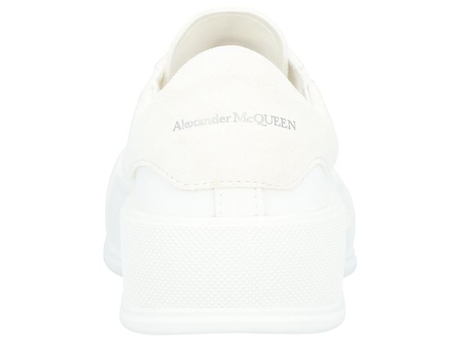 Scarpe plimsoll da skate Alexander McQueen Deck Bianco - vista 3