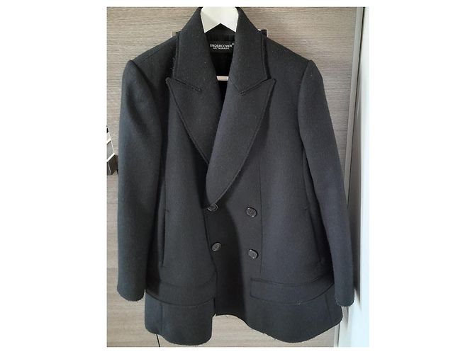 Undercover Oversized Wool Blazer Black - view 10