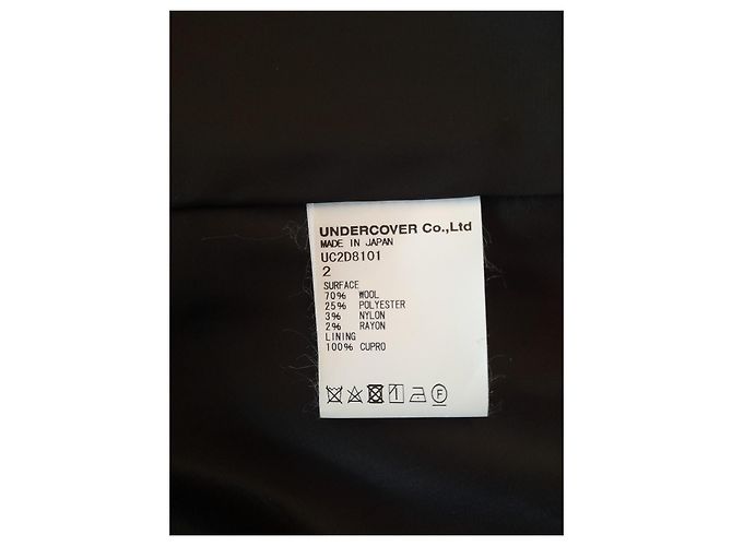 Undercover Oversized Wool Blazer Black - view 3