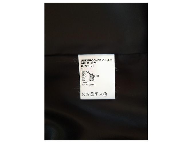 Undercover Oversized Wool Blazer Black - view 4