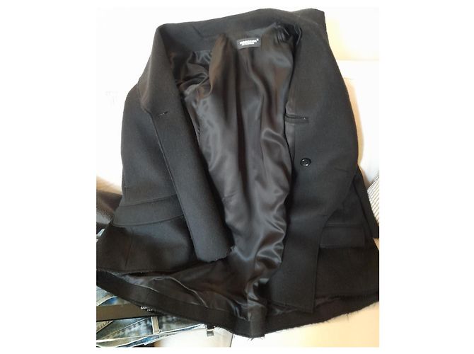 Undercover Oversized Wool Blazer Black - view 5