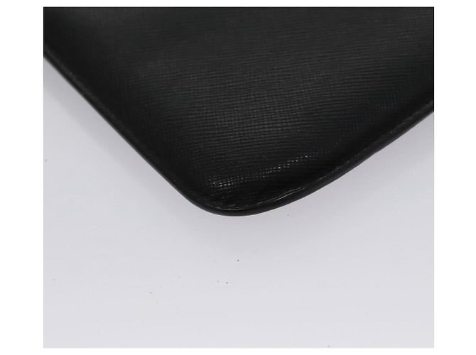 Saffiano PRADA iPad-Hülle aus schwarzem Safiano-Leder Auth bs22372 - Ansicht 14