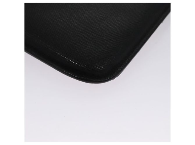 Saffiano PRADA iPad-Hülle aus schwarzem Safiano-Leder Auth bs22372 - Ansicht 15