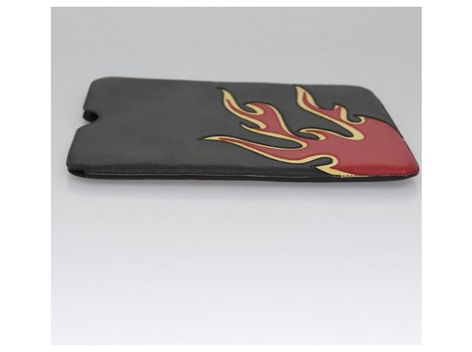 Saffiano PRADA iPad-Hülle aus schwarzem Safiano-Leder Auth bs22372 - Ansicht 4