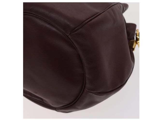 Borsa a spalla CARTIER in pelle rossa Auth ep7404 Rosso - vista 15