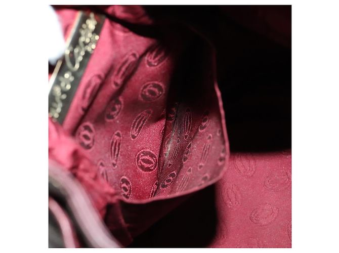 Borsa a spalla CARTIER in pelle rossa Auth ep7404 Rosso - vista 19