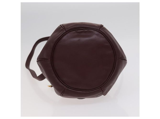Borsa a spalla CARTIER in pelle rossa Auth ep7404 Rosso - vista 5