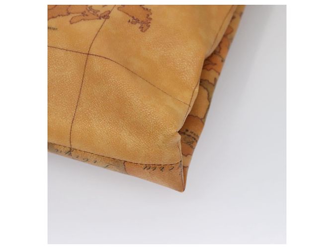 Autre Marque PRIMA CLASSE Borsa a Mano Pelle PVC Beige Marrone oro Auth am7609 D'oro - vista 16