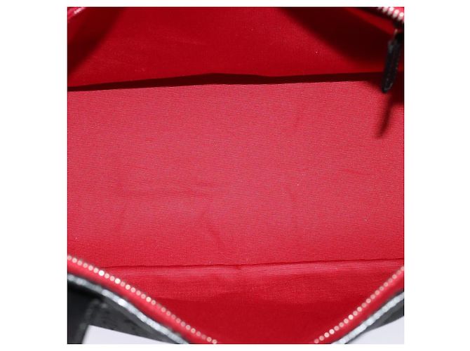 Bulgari Borsa a spalla BVLGARI Logo mania in tela nera Auth BA151 Nero - vista 11