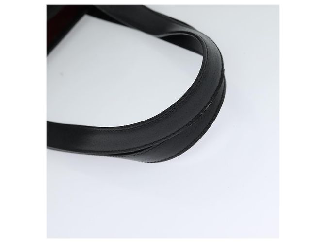 Bulgari Borsa a spalla BVLGARI Logo mania in tela nera Auth BA151 Nero - vista 7