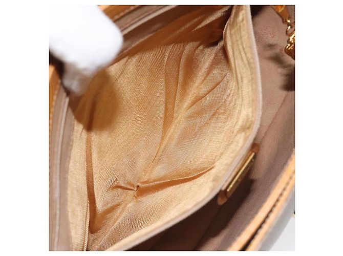 GUCCI Micro GG Supreme Shoulder Bag PVC Beige Gold 001 116 0924 Auth ki5438 Golden - view 11