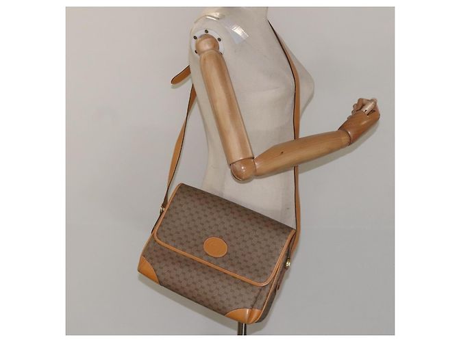 GUCCI Micro GG Supreme Shoulder Bag PVC Beige Gold 001 116 0924 Auth ki5438 Golden - view 25