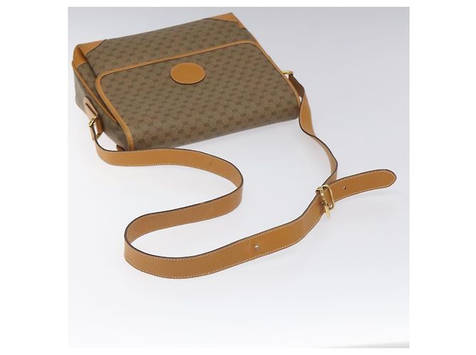 GUCCI Micro GG Supreme Shoulder Bag PVC Beige Gold 001 116 0924 Auth ki5438 Golden - view 7