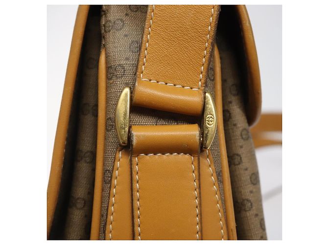 GUCCI Micro GG Supreme Shoulder Bag PVC Beige Gold 001 116 0924 Auth ki5438 Golden - view 9