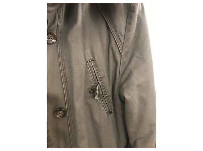 Abrigo Caban Ralph Lauren Marrón de Lana Castaño - vista 3