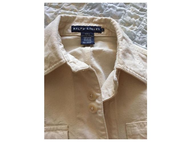 Chaqueta Ralph Lauren de algodón beige - vista 10