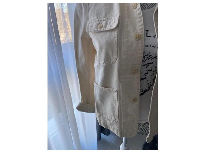 Chaqueta Ralph Lauren de algodón beige - vista 14