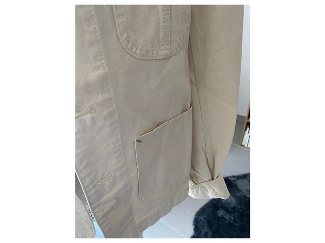 Chaqueta Ralph Lauren de algodón beige - vista 17