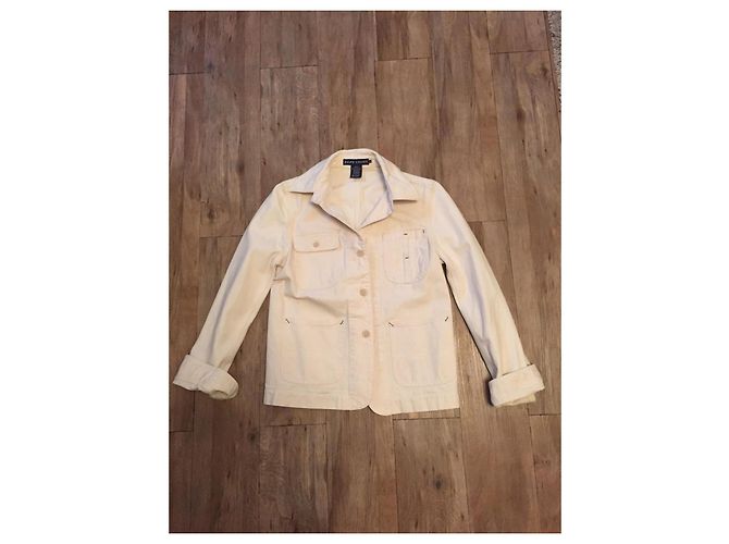 Chaqueta Ralph Lauren de algodón beige - vista 4
