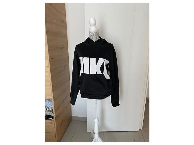 Moletom Nike Preto com Logo Impresso - vista 13