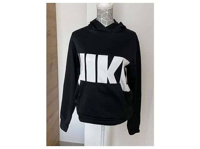 Moletom Nike Preto com Logo Impresso - vista 2
