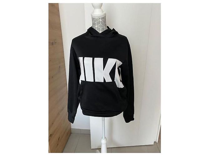 Moletom Nike Preto com Logo Impresso - vista 3